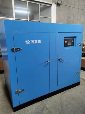 Μπλε περιστροφικός αέρας DN150,100-150Kpa, BLG115RA-II/BLG115RB-II,Αεροδιαρροή βίδα αναπνευστήρα μεταβλητής συχνότητας