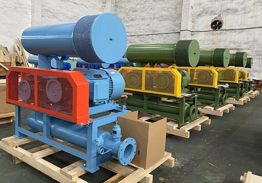 850-2000 Rpm Στρατιωτικό πράσινο 3 Lobe Blower για την προστασία του περιβάλλοντος