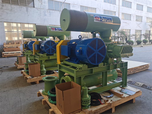 850-2000 Rpm Στρατιωτικό πράσινο 3 Lobe Blower για την προστασία του περιβάλλοντος
