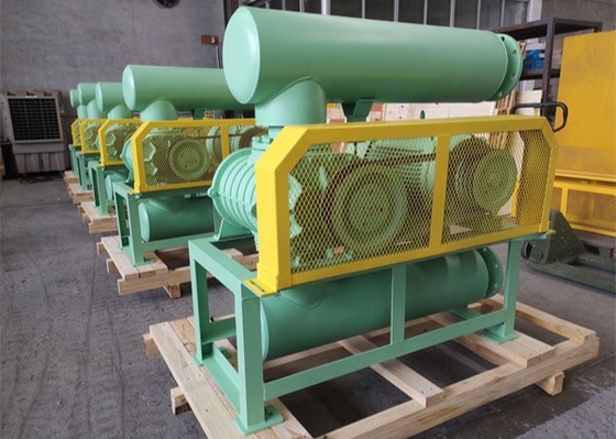 5.46m3/min RPM1150 DN80 Τρεις λοβικές ρίζες αναπνευστήρα για την προμήθεια αέρα ή οξυγόνου μεταφοράς