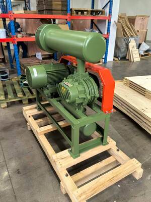 DN100 (4"), Φυσητήρας Roots Αρνητικής Πίεσης, Ταχύτητα από 700 έως 1500 σ.α.λ. για Επεξεργασία Νερού