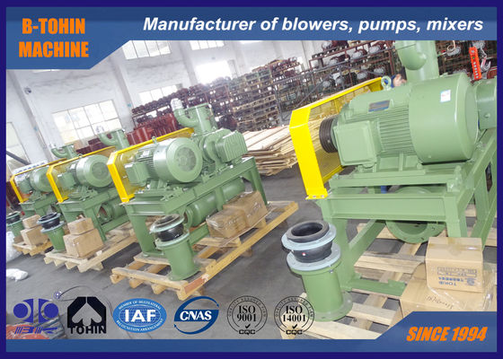 64.21m3/Λεπτό 90kw, -55KPA πράσινο και κίτρινο Roots Blower Vacuum Pump