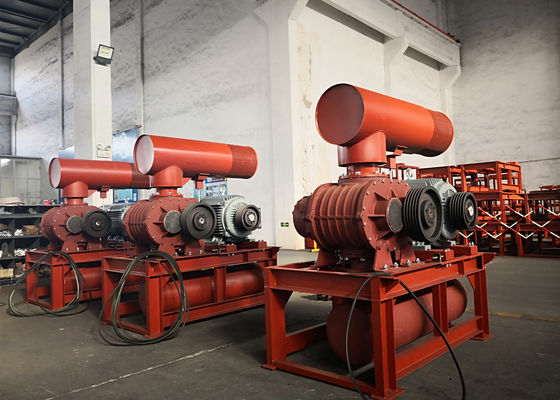 0,8 φραγμός 132kw 10» ανεμιστήρας 1100 τρι ριζών λοβών περιστροφής/λεπτό 71.52m3/Min