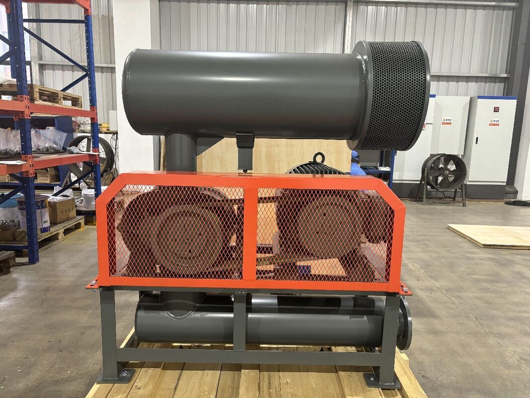 Ρυθμικές περιστροφικές φουσκώτριες με σχεδιασμό τριών λοβών και ψύξη νερού για βελτιωμένες επιδόσεις σε βιομηχανικές εφαρμογές