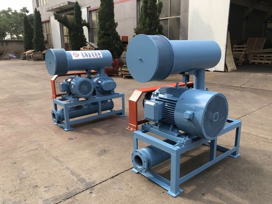 DN200 30-132KW 80KPA Αερόψυκτο Φυσητήρας Τροφοδοσίας Ειδικών Τροφίμων Rotary Roots